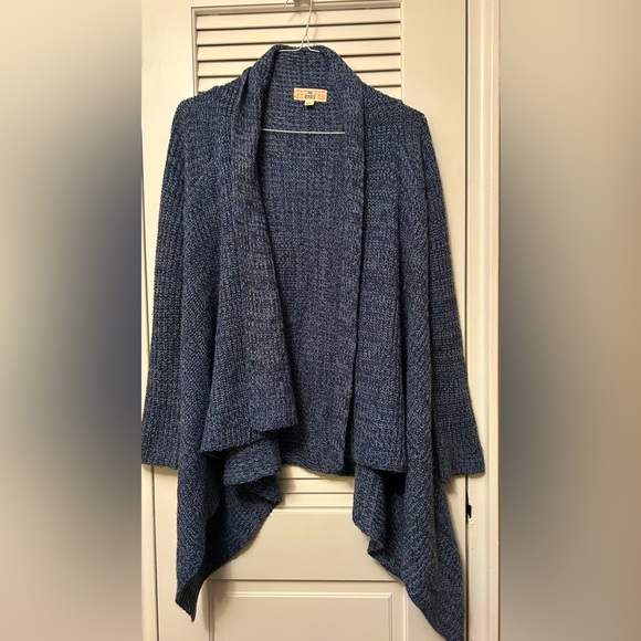 Pink Republic Asymmetrical Cardigan Knit Sweater Women’s Size S - Picture 1 of 6